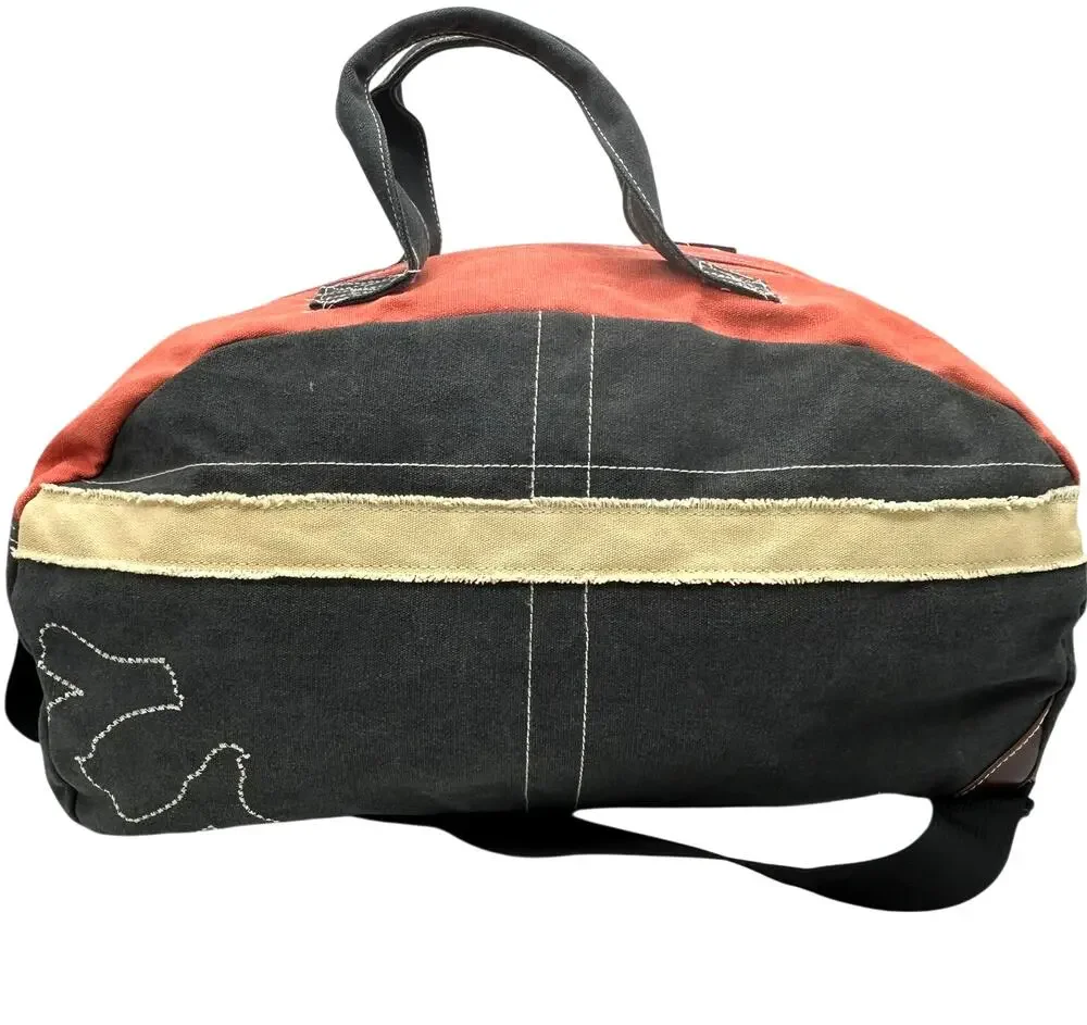 True Religion Canvas Duffle Bag Overnight Travel Unisex Vintage Y2K Designer